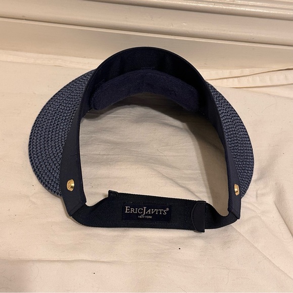 Eric Javits Champ Visor with built-in UPF 50+ $225.00 NEVER WORN Navy Blue - Picture 7 of 7